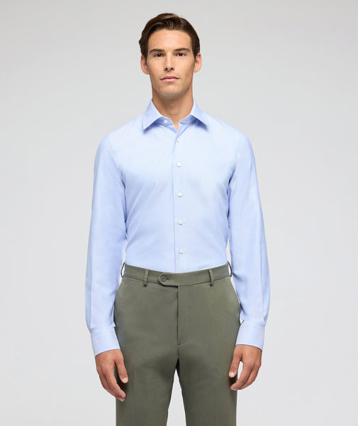 Light Blue Cotton Oxford Shirt