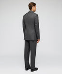 Made-to-Measure Men's grey suit in wool twill