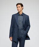 Abito in denim blu