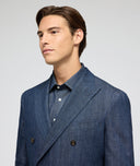 Abito in denim blu
