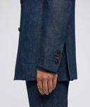 Abito in denim blu