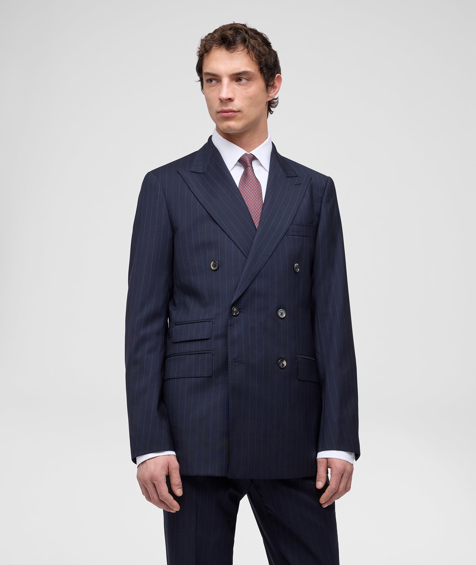 Signature Suit in Cobalt Blue Twill