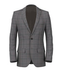 Natural Stretch Grey 100% Merino Wool Jacket