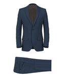 Signature Suit in Cobalt Blue Twill