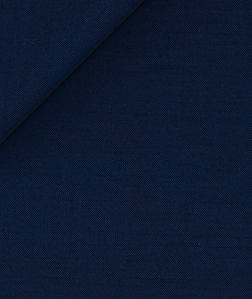blu scuro in tela di lana s
